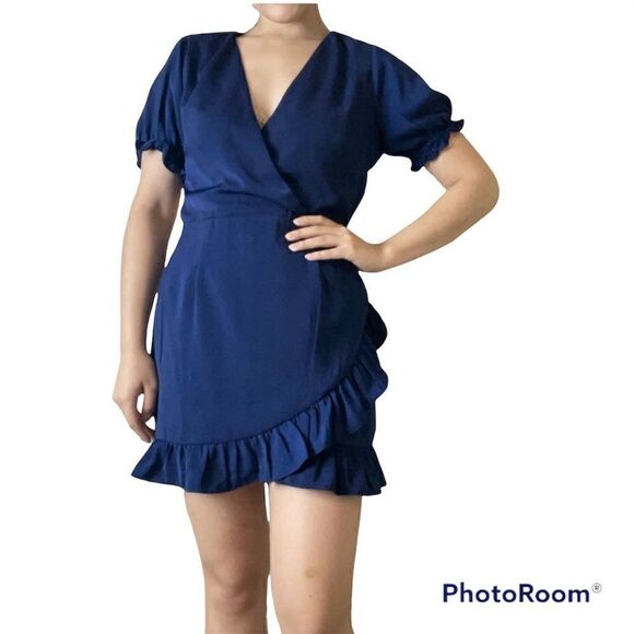 About Us Mini Dress with Open Back - Picture 1 of 16